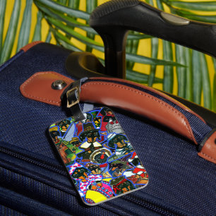 Étiquette À Bagage Dachshund Cartoons