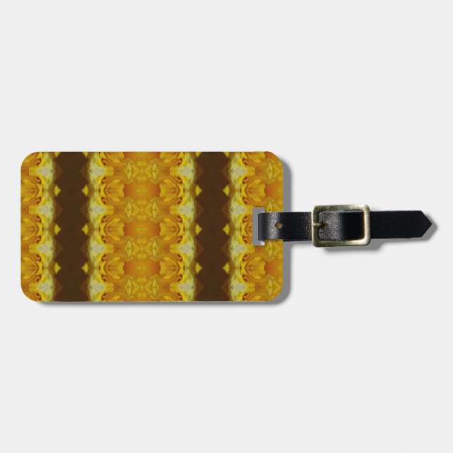 Étiquette À Bagage Daffodil Ikat 14 (Devant horizontal)