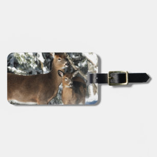 Étiquette À Bagage Daine un cerf commun