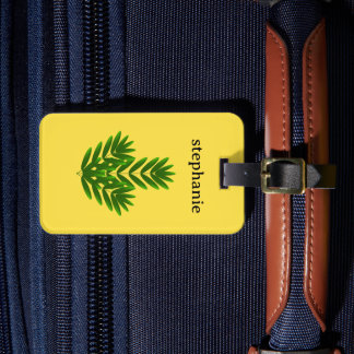 Étiquette À Bagage Daisy Capricieux Texte personnalisé et peut modifi