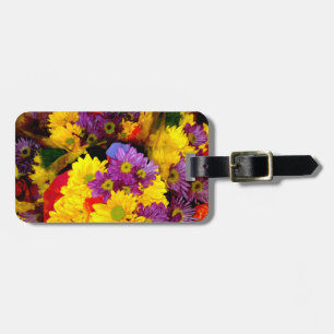 Étiquette À Bagage Daisy flower mix 8 bagage tag