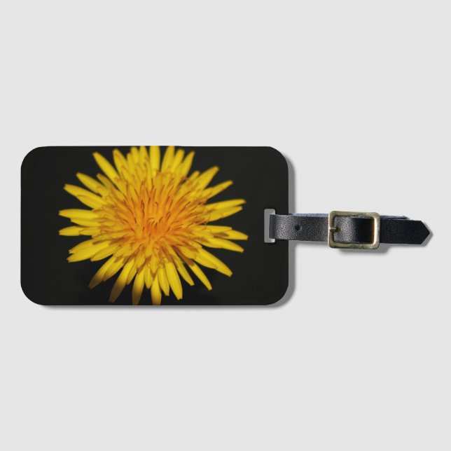 Étiquette À Bagage Dandelion Flower bc ltcnm (Devant Horizontal)
