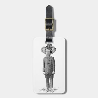 Étiquette À Bagage Dandy éléphant