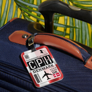 Étiquette À Bagage Danemark Copenhague code aéroport CPH