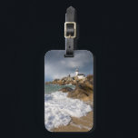 Étiquette À Bagage Dans le Finistère Nord de délicieuse de Lumière<br><div class="desc">Cette image était Brignogan rentré près de Brest dans le phare de "Pontusval" dans Finistère.
C'est la fin du jour avec une lumière délicieuse sur les paysages et sur la mer.</div>
