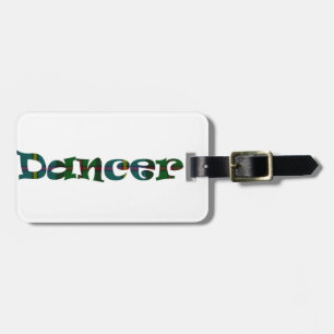 Étiquette À Bagage Danseur écossais