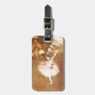 Étiquette À Bagage Danseuse de ballet Degas peinture étoile