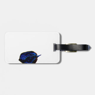Étiquette À Bagage de poivre image foncée bleue de nourriture en bas