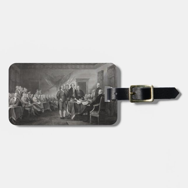 Étiquette À Bagage Déclaration d'indépendance (Devant horizontal)