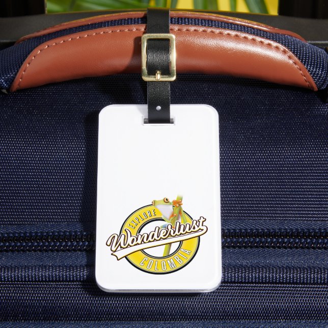 Étiquette À Bagage découvrez la Colombie à merveille (Insitu Rectoal 2)