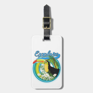 Étiquette À Bagage Découvrez le logo Aruba