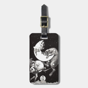 Étiquette À Bagage Déesse lunaire céleste antique et ours Ursa Major