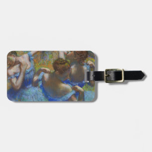 Étiquette À Bagage Degas Danseuses Bleues Pastel Chef-d'œuvre d'Art