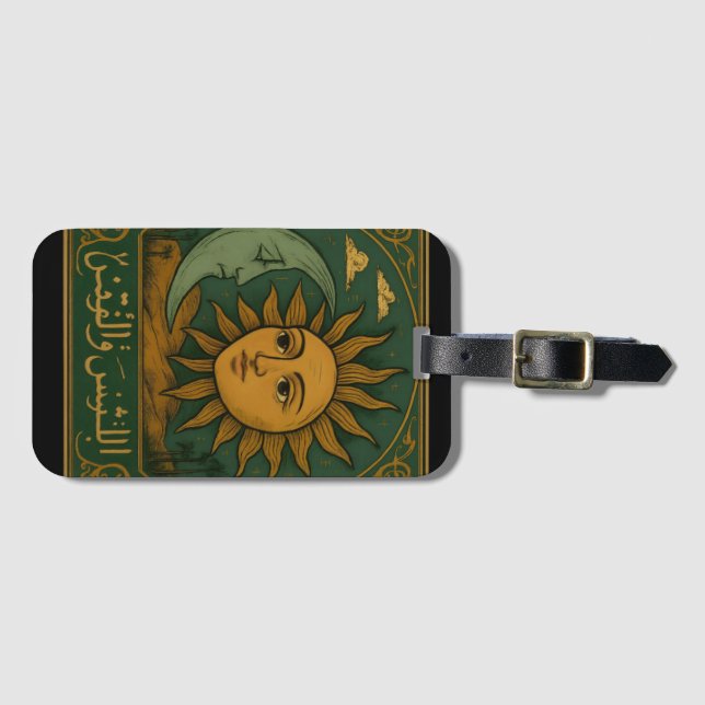 Étiquette À Bagage Des mots qui valent la peine d'être écrits (Devant Horizontal)