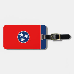 Étiquette À Bagage Design du drapeau d'état du Tennessee