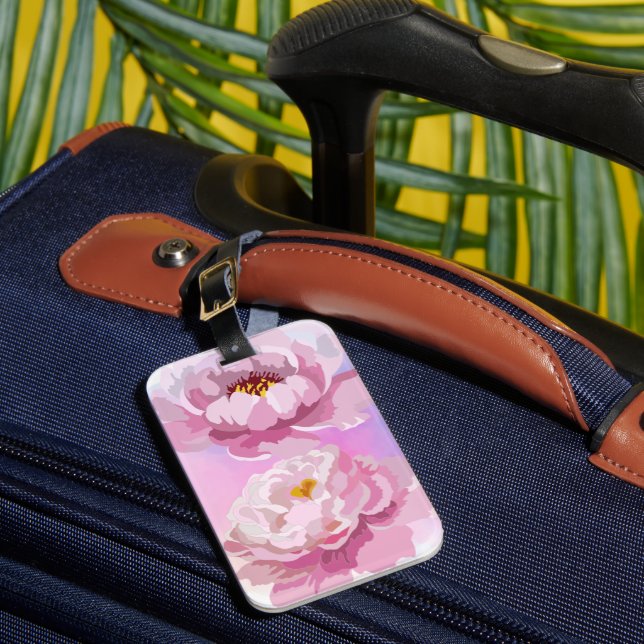 Étiquette À Bagage design elegante e raffinato, (Insitu Rectoal 1)