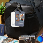 Étiquette À Bagage Design Your Own 4 Photo Personalized Name<br><div class="desc">Travel in style with our Design Your Own 4 Photo Personalized Name Luggage Tag! This customizable luggage tag allows you to upload four of your favorite photos, ensuring that your suitcase stands out from the crowd. Ideal for travelers, this personalized name luggage tag not only adds a unique touch to...</div>
