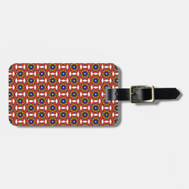 Étiquette À Bagage Designs amérindiens (Devant horizontal)