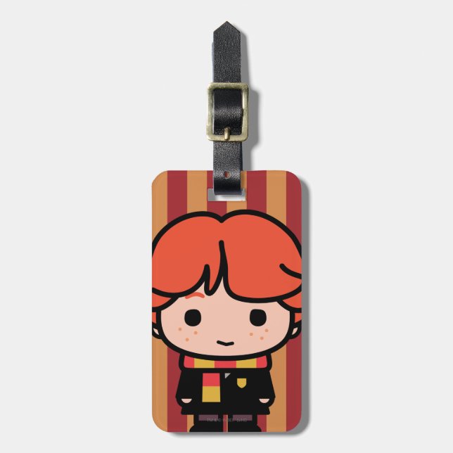Étiquette À Bagage Dessin de personnage de Ron Weasley (Devant Vertical)