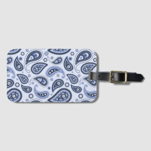 Étiquette À Bagage Dessin imprimé floral paisley complexe