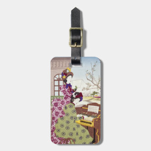 Étiquette À Bagage Deux dames japonaises, C1890