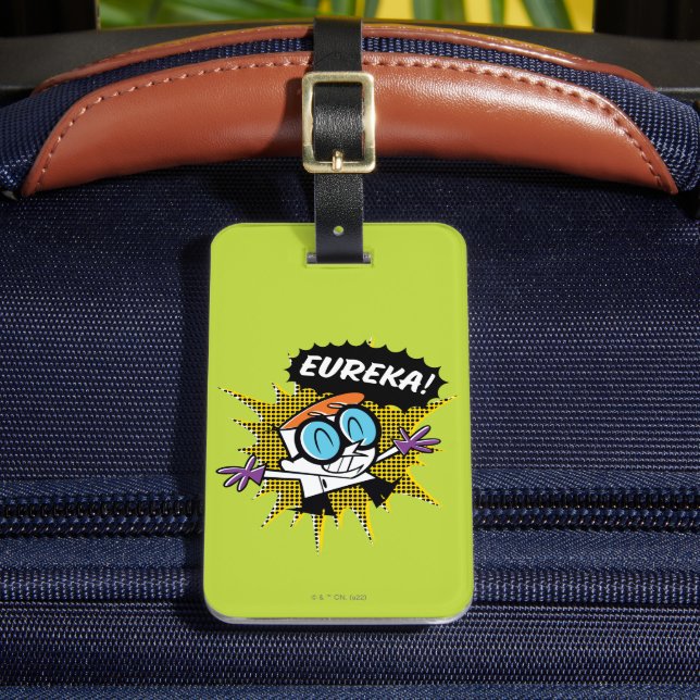 Étiquette À Bagage Dexter "Eureka!" Halftone Callout Graphic (Insitu Rectoal 2)