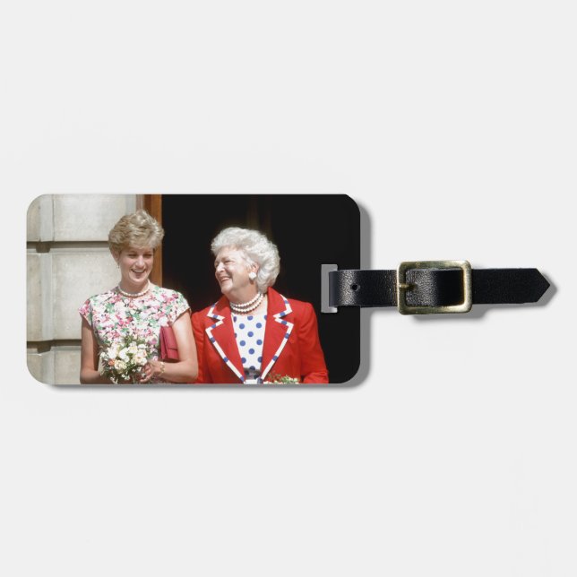 Étiquette À Bagage Diana-Barbara Bush (Devant horizontal)
