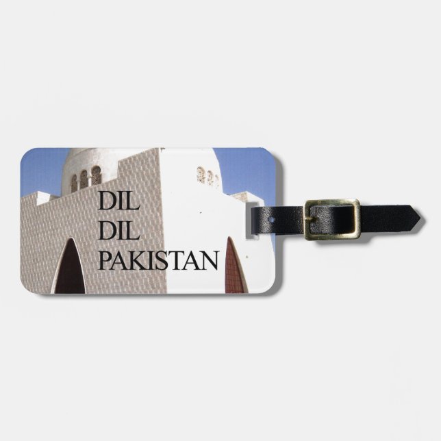 Étiquette À Bagage Dil Dil Pakistan Hakuna Matata (Devant horizontal)