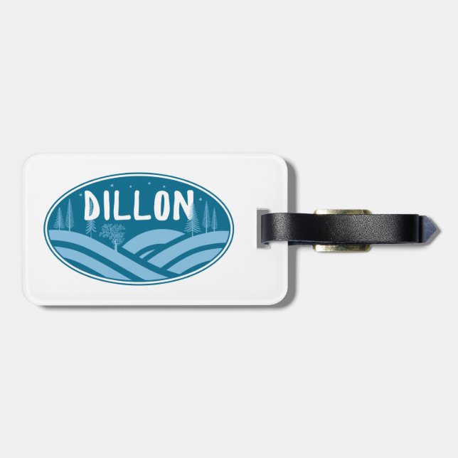 Étiquette À Bagage Dillon Colorado Extérieur (Dos horizontal)