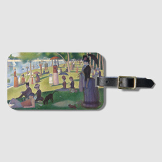Étiquette À Bagage Dimanche Après-Midi Seurat Neo Impressionniste Pei