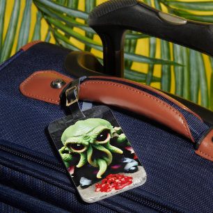 Étiquette À Bagage Dîner avec Cthulhu