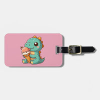 Dino mignonne de glace mangeur