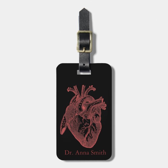 Étiquette À Bagage Directement des cadeaux de coeur pour les ballots (Devant Vertical)