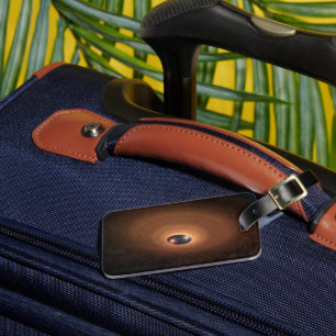 Étiquette À Bagage Disque D'Étoiles De Matériel Dusty