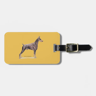 Étiquette À Bagage Doberman Pinscher