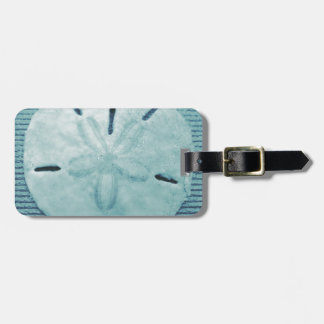 Étiquette À Bagage Dollar de sable bleu de Turq