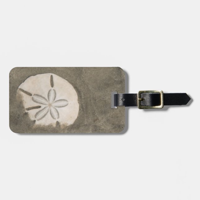 Étiquette À Bagage Dollar de sable (Echinarachnius parma) (Devant horizontal)