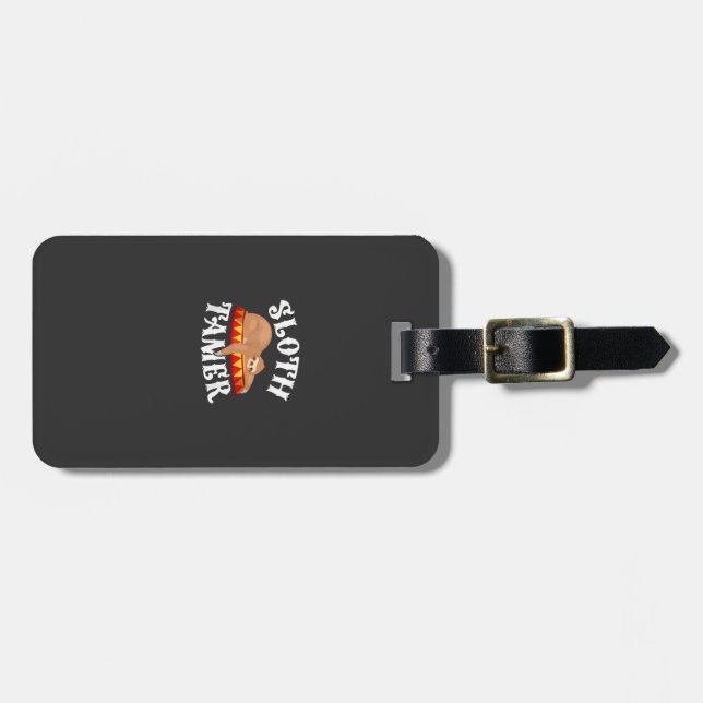 Étiquette À Bagage Dompteur de paresseux Cirque Carnaval Costume Pare (Devant horizontal)