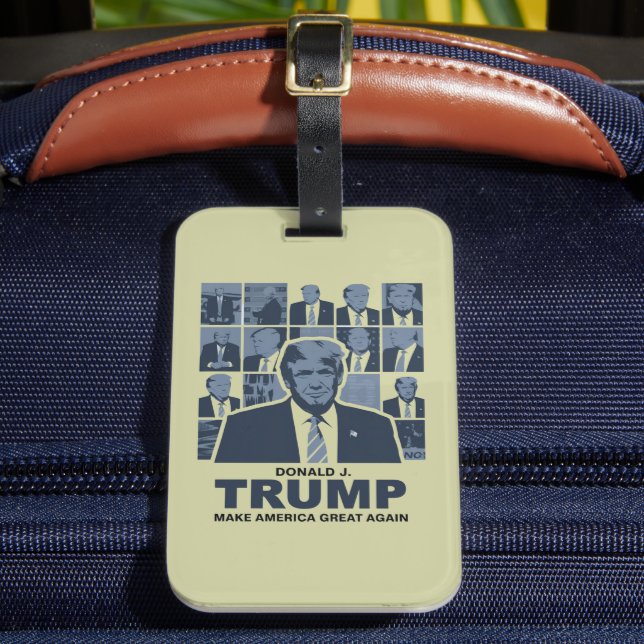 ÉTIQUETTE À BAGAGE DONALD TRUMP (Insitu Rectoal 2)