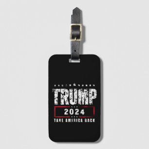Étiquette À Bagage Donald Trump 2024 Reprenez l'Amérique Élection