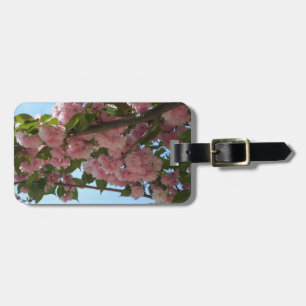 Étiquette À Bagage Double Blossoming Cherry