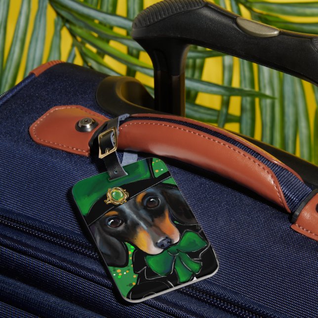 ÉTIQUETTE À BAGAGE DOXIE SAINT PATTY (Insitu Rectoal 1)