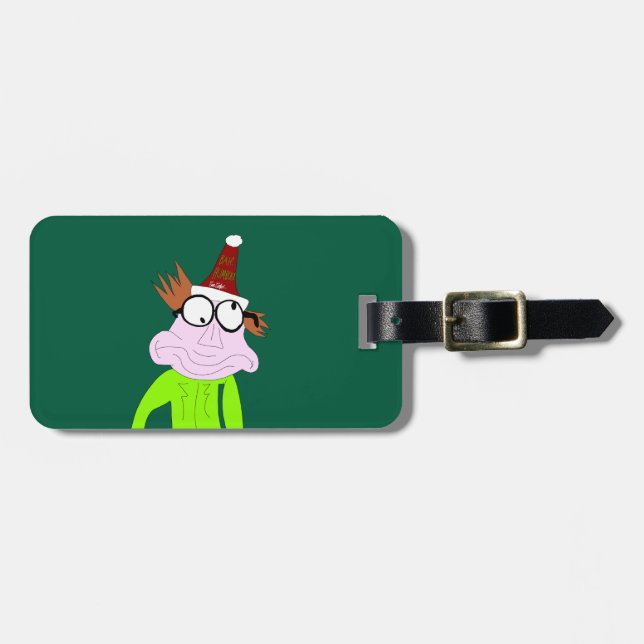 Étiquette À Bagage Dr. LeBrick Bah Humbug xmas (Devant horizontal)