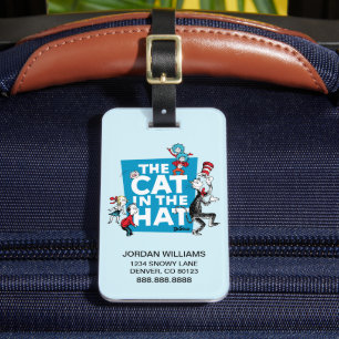 Étiquette À Bagage Dr. Seuss Logo du Chat dans le Chapeau - Personn