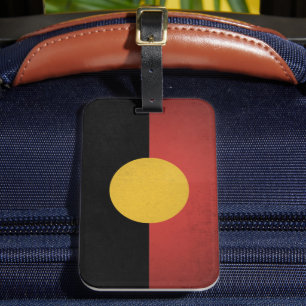 Étiquette À Bagage Drapeau aborigène australien