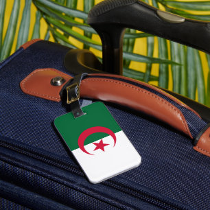 Étiquette À Bagage Drapeau Algérie