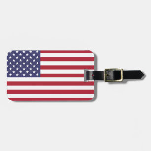 Étiquette À Bagage Drapeau américain États-Unis USA