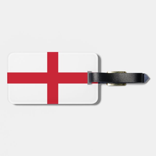 Étiquette À Bagage drapeau anglais (Dos horizontal)