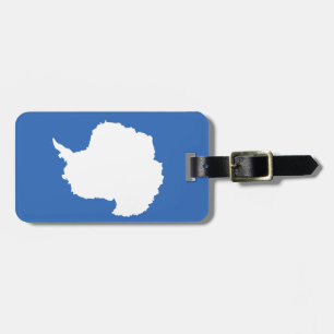 Étiquette À Bagage Drapeau Antarctique