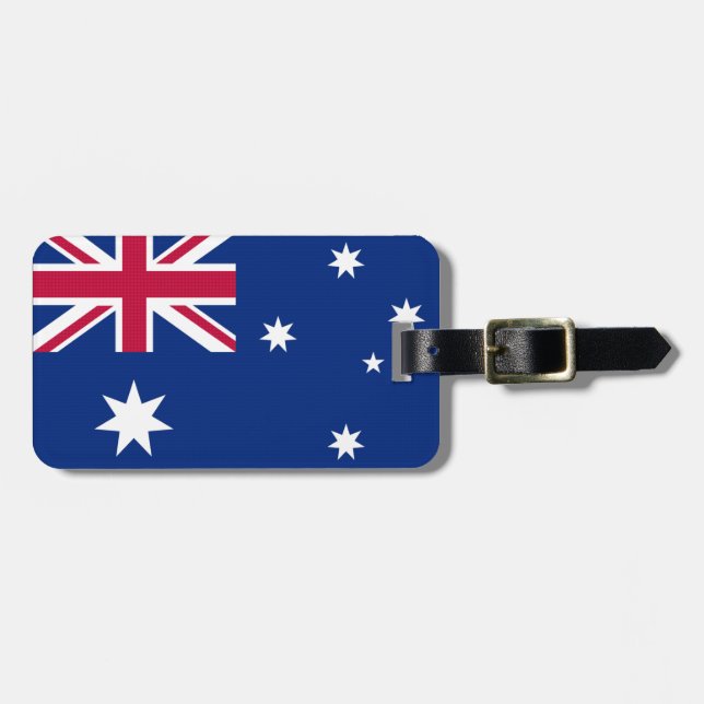 Étiquette À Bagage Drapeau australien (Devant horizontal)